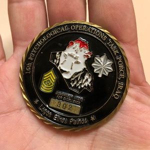 US Army 16th Psychological  Ops challenge coin